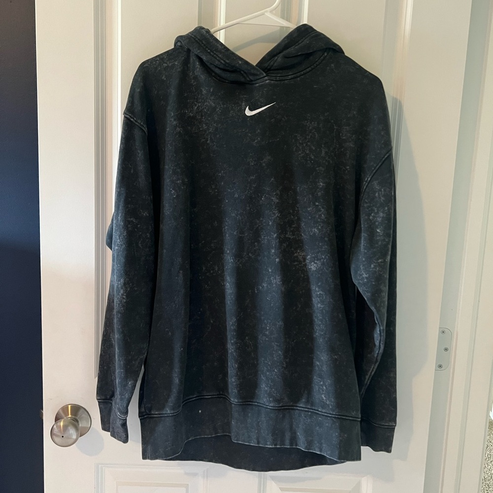 Nike Acid Wash Black Hoodie Sweater
